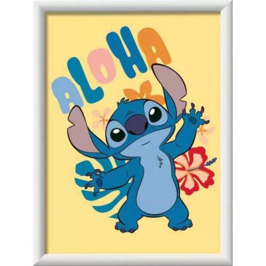 Kit di pittura a numeri Ravensburger Creart Kids Stitch 18x24 cm