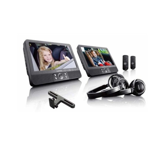 Lettore DVD Portatile Lenco DVP-939 Schermo 9" Lettore SD Altoparlanti