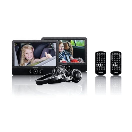 Lettore DVD Portatile Lenco DVP-939 Schermo 9" Lettore SD Altoparlanti