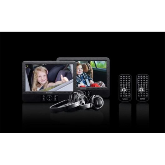 Lettore DVD Portatile Lenco DVP-939 Schermo 9" Lettore SD Altoparlanti