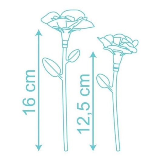 Kit di Ricarica Smoby Flower Market - 95 Pezzi Per 16 Fiori Multicolori