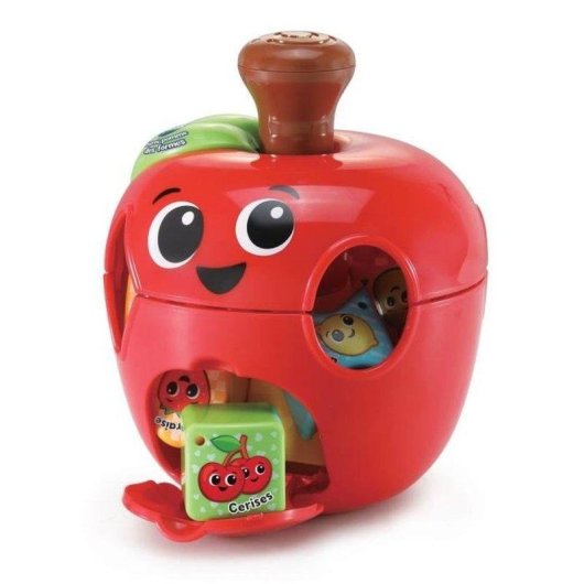 Juguete educativo VTech Tourni Pomme forma manzana 10 piezas plástico reutilizado