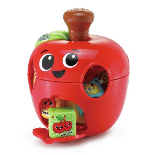 Juguete educativo VTech Tourni Pomme forma manzana 10 piezas plástico reutilizado