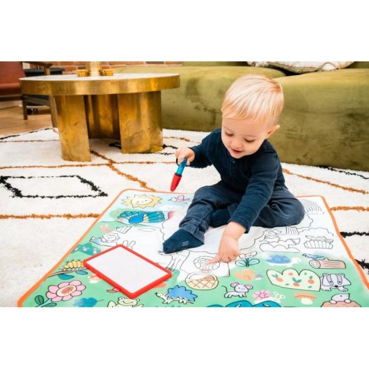 Alfombra de actividades Nathan Coloréo Baby 70x70 cm con rotulador de agua