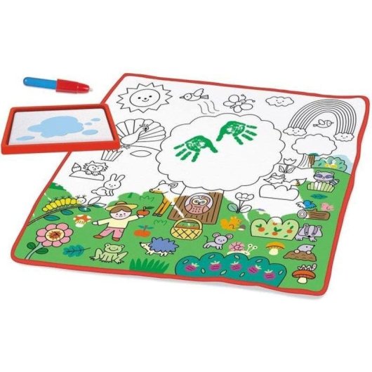Alfombra de actividades Nathan Coloréo Baby 70x70 cm con rotulador de agua