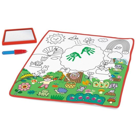 Alfombra de actividades Nathan Coloréo Baby 70x70 cm con rotulador de agua