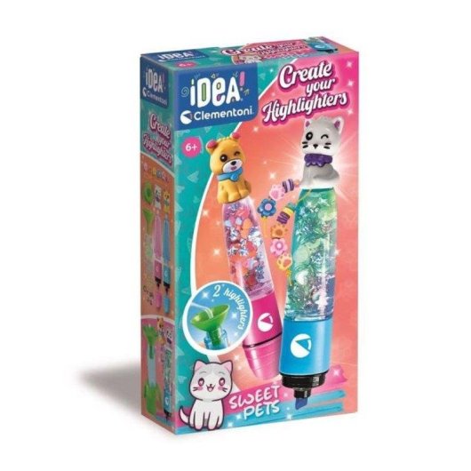 Kit creativo Clementoni Crea Tus Fluos Sweet Pets 2 Pack