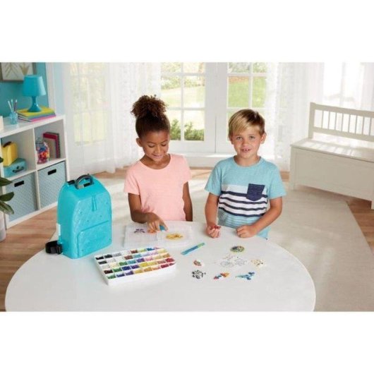 Kit Creativo de Perlas Activadas por Agua Aquabeads Backpack DX 1000 Perlas