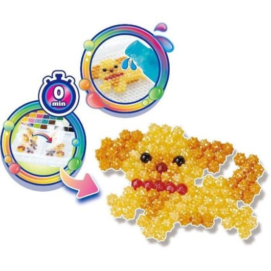 Kit Creativo de Perlas Activadas por Agua Aquabeads Backpack DX 1000 Perlas