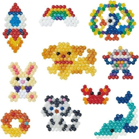 Kit Creativo de Perlas Activadas por Agua Aquabeads Backpack DX 1000 Perlas