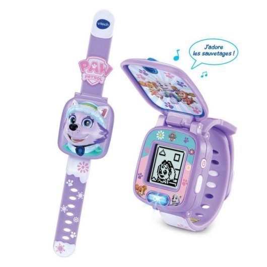 Kinderuhr VTech Paw Patrol Everest Interaktiv Lila LCD Display