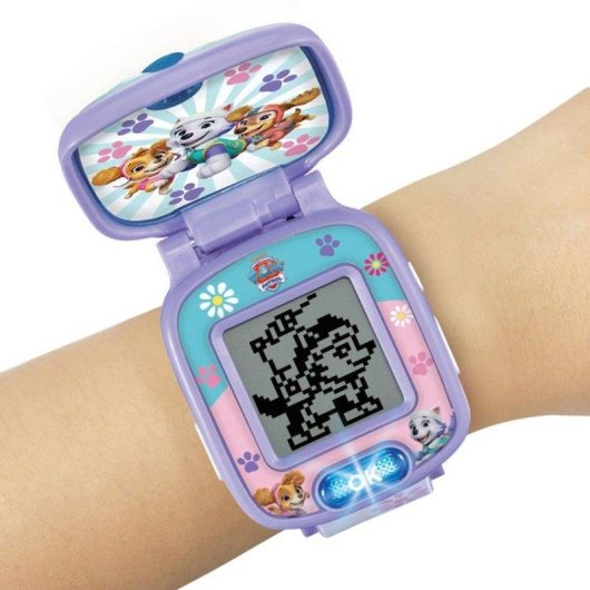 Kinderuhr VTech Paw Patrol Everest Interaktiv Lila LCD Display