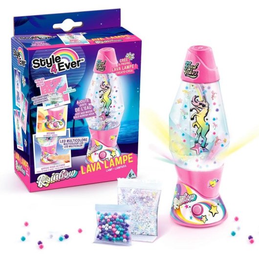 Kit DIY Mini Lampada a Lava Multicolore Canal Toys Style 4 Ever Rosa
