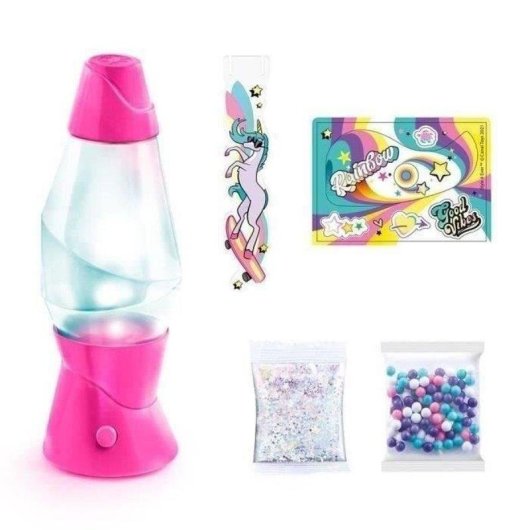 Kit DIY Mini Lampada a Lava Multicolore Canal Toys Style 4 Ever Rosa