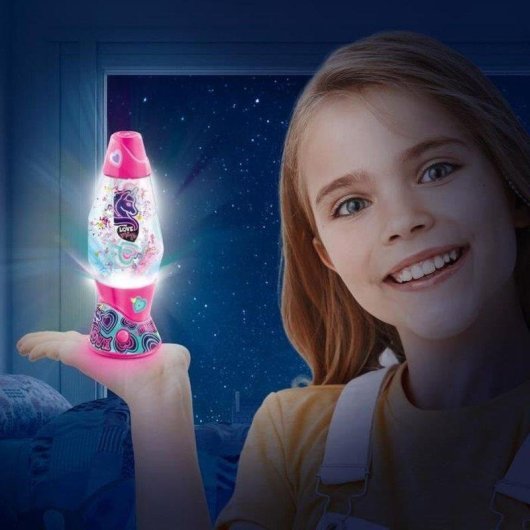Kit DIY Mini Lampada a Lava Multicolore Canal Toys Style 4 Ever Rosa