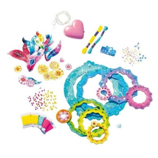 Kit Manu String Art Dreamcatchers Maxi Ravensburger 7 Atrapasueños LED
