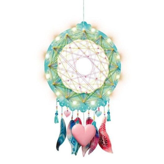 Kit Manu String Art Dreamcatchers Maxi Ravensburger 7 Atrapasueños LED