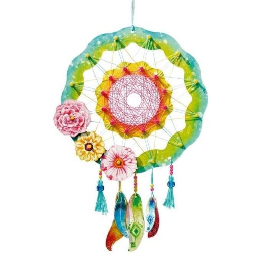 Kit Manu String Art Dreamcatchers Maxi Ravensburger 7 Atrapasueños LED