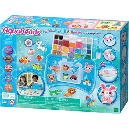 Kit Creativo Aquabeads Beginners Craft Studio con 900 Perline