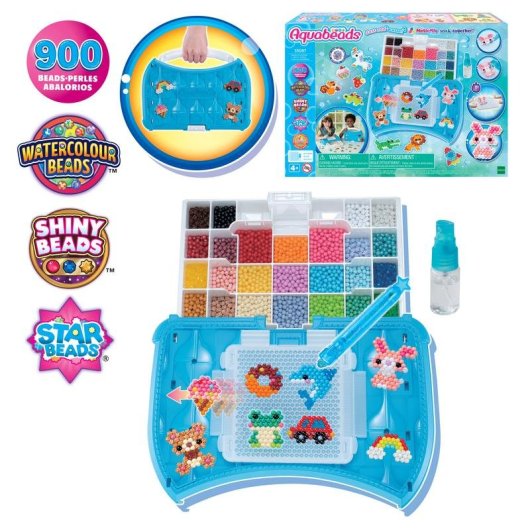 Kit Creativo Aquabeads Beginners Craft Studio con 900 Perline