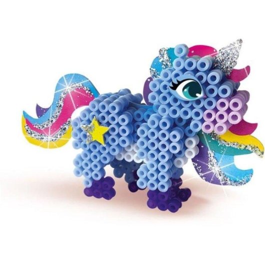 Kit de perles Beedz SES Creative Licornes 3D Multicolore Brillant