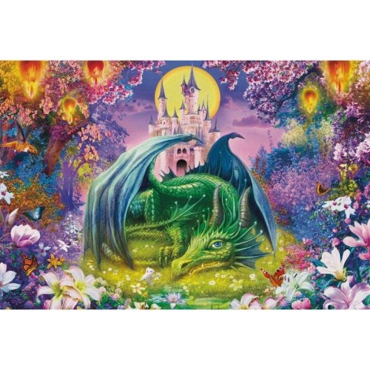 Puzzle 150 Pièces Schmidt Spiele Petit Dragon Jardin Féerique 7 Ans+