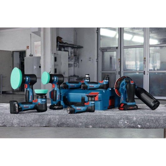 Lijadora excéntrica orbital Bosch Professional GEX 12V-77 77 mm motor sin escobillas