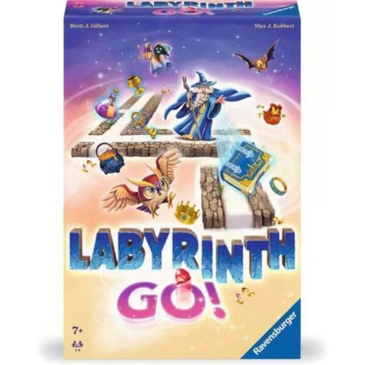 Juego de mesa Ravensburger Labyrinth Go! para 1-4 jugadores de 7 años