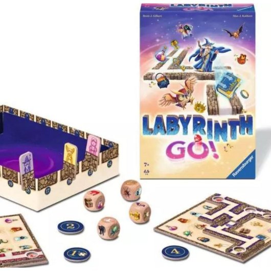 Juego de mesa Ravensburger Labyrinth Go! para 1-4 jugadores de 7 años