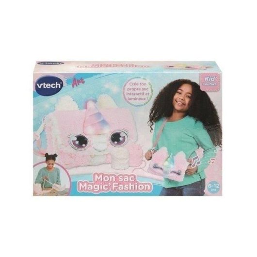 VTech Kid'Couture Mon Sac Magic'Fashion Interaktives Näh-Set mit leuchtendem Einhorn