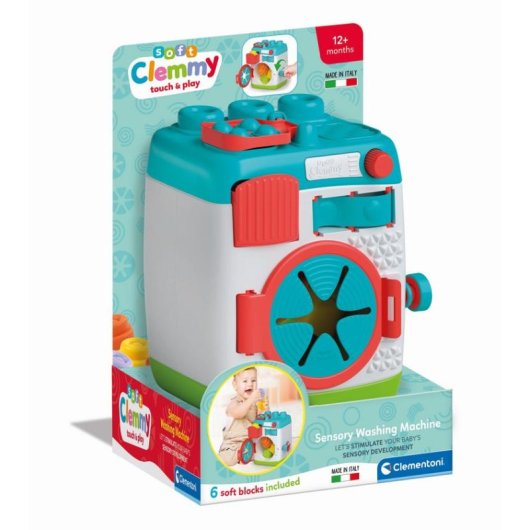 Lavatrice Sensoriale Clementoni Clemmy per 12-18 Mesi