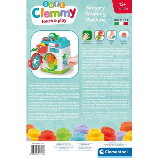 Lavatrice Sensoriale Clementoni Clemmy per 12-18 Mesi