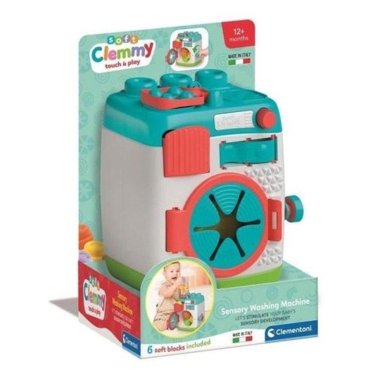 Lavatrice Sensoriale Clementoni Clemmy per 12-18 Mesi