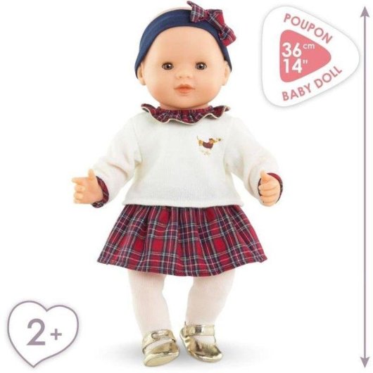 Bambola Corolle Mon Grand Poupon Suzanne 36 cm Corpo Morbido Occhi Assonnati