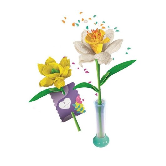 Kit Creativo Clementoni Coltiva i Tuoi Fiori Narciso - 2 Fiori di Carta da Assemblare