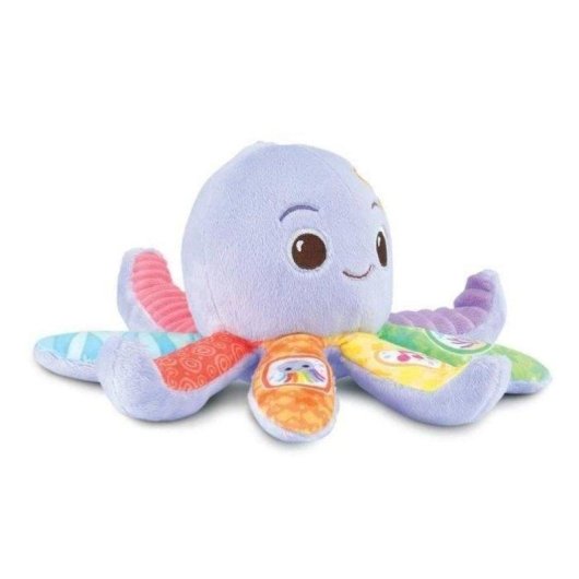 Peluche Musical Interativo VTech Lila 8 Tentáculos Texturizados