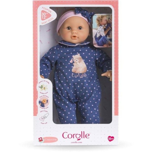 Muñeca Corolle Bébé Calin Capucine 30 cm Cuerpo Suave Ojos Durmientes Aroma Vainilla