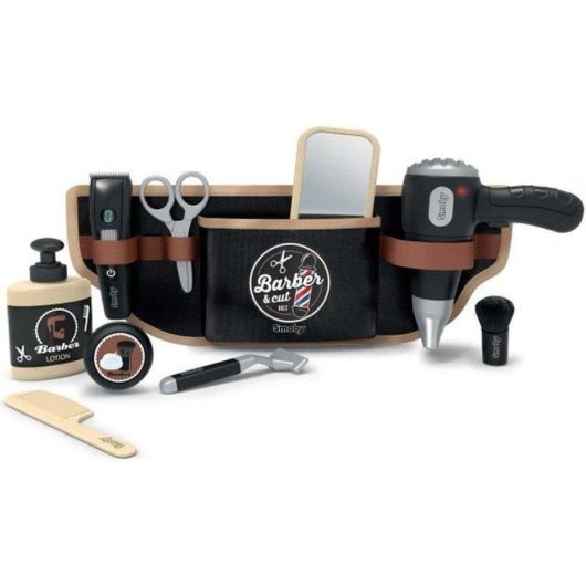 Gioco da Parrucchiere Smoby Barber & Cut Cintura Regolabile 10 Accessori