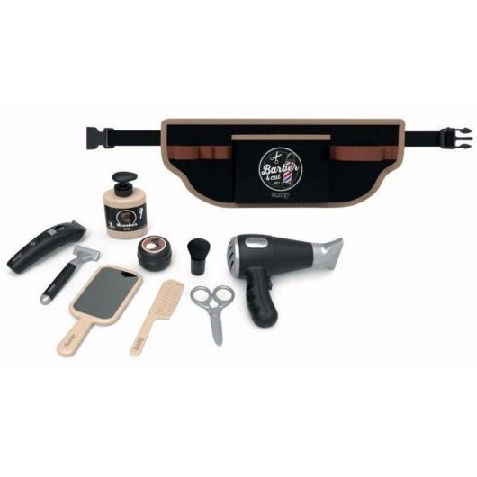 Gioco da Parrucchiere Smoby Barber & Cut Cintura Regolabile 10 Accessori