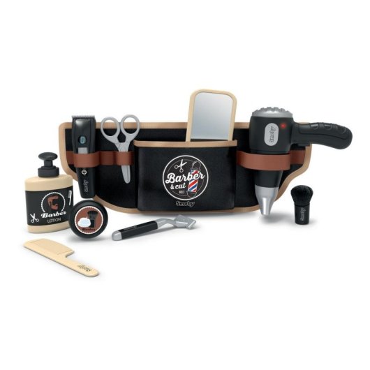 Gioco da Parrucchiere Smoby Barber & Cut Cintura Regolabile 10 Accessori