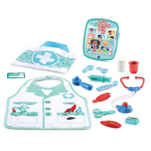 Kit de Juego Médico Electrónico VTech con Tableta Interactiva y 15 Accesorios
