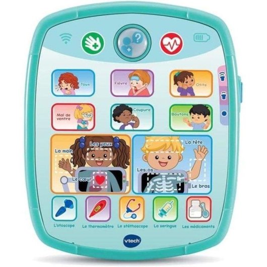 Kit de Juego Médico Electrónico VTech con Tableta Interactiva y 15 Accesorios