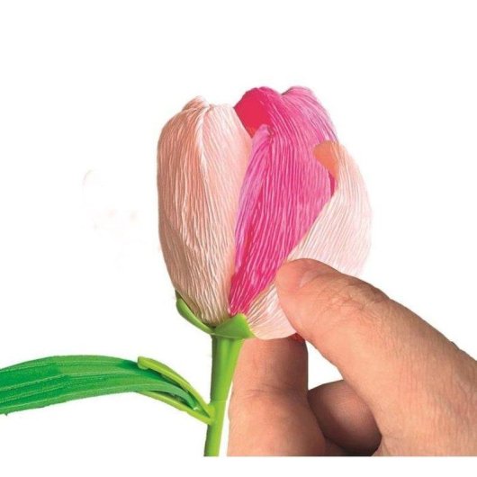 Kit di artigianato per bambini Clementoni Create Your Flowers Tulipano 2 fiori