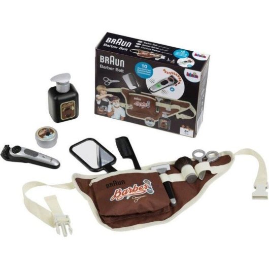 Kit da Gioco di Ruolo Barbiere Klein 5838 con Tagliacapelli Elettronico