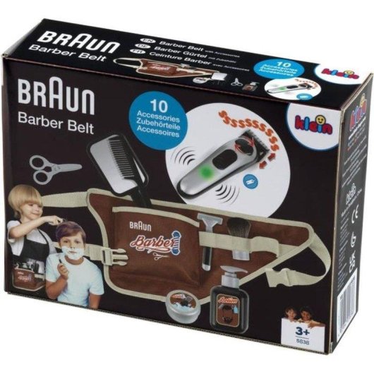 Kit da Gioco di Ruolo Barbiere Klein 5838 con Tagliacapelli Elettronico