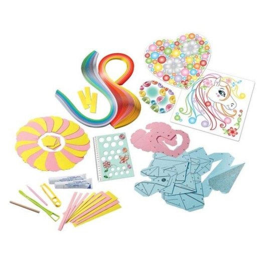 Kit di artigianato 3 in 1 Ravensburger Paper Art Maxi 9 creazioni
