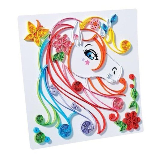 Kit di artigianato 3 in 1 Ravensburger Paper Art Maxi 9 creazioni