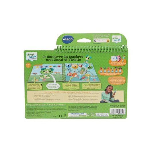 VTech Magibook Story'Friends Livro Atividades 32p Figurine Scout 2-5 anos