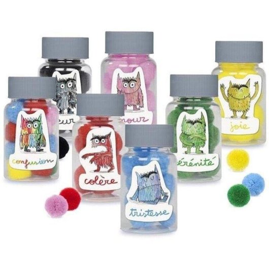 Kit Attività Emozioni Nathan 10 Attività + Schede + Ruota + Specchio + Lavagna Magnetica