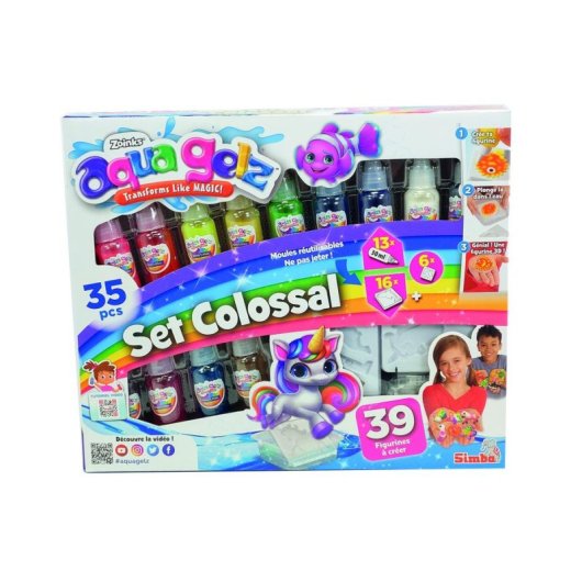 Kit manualidades Simba Aqua Gelz Set Colossal geles 3D 13 tubos